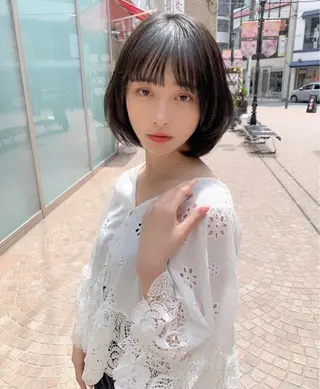 ミディアム 【レイヤー特化】 KASAHARAのヘアスタイル