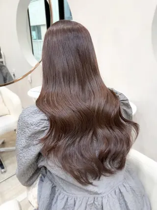 ロング カラー ミディアム/顔周り/ ベージュ🌼mayuのヘアスタイル