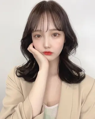 ミディアム カラー ヘアアレンジ 天神レイヤーカット No.1💖マユカのヘアスタイル