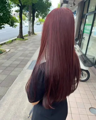 ロング カラー RuLaN AMIのヘアスタイル