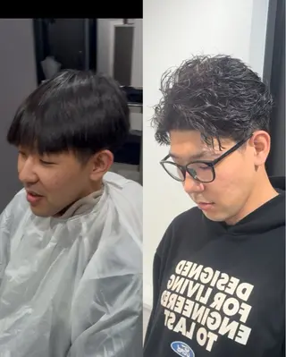 ショート メンズ リベイルけんた モデル募集のヘアスタイル