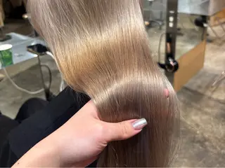 セミロング カラー 艶ハイトーン/ボブ ラベンダーカラー🪄のヘアスタイル