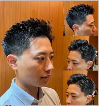 ショート メンズ 杉本 翔希のヘアスタイル
