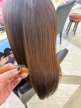 セミロング 🫧美髪&髪質改善 𝔼𝕀𝕄𝕀🫧のヘアスタイル