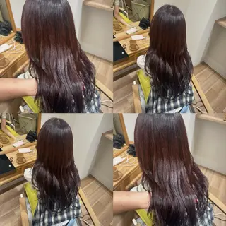 ロング カラー RINNO🌷透明感 カラー/髪質改善のヘアスタイル