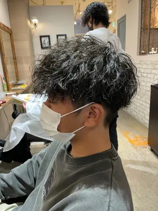 パーマ メンズ 優真/難波で 1番パーマが上手いのヘアスタイル