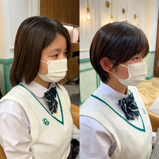 ショート 似合わせショート🌿 ボブ🫧 乾辺真悠子のヘアスタイル
