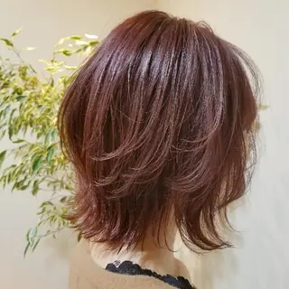 ショート カラー RIKA韓国ヘア/く びれヘア/上品カラーのヘアスタイル