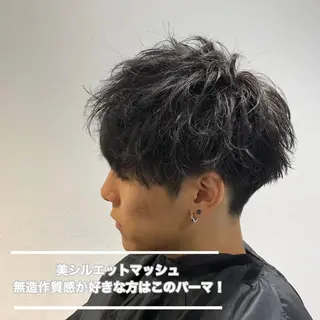 ミディアム カラー パーマ ヘアアレンジ メンズ キッズ メンズ特化美容師 aiの眉毛・アイブロウイメージ