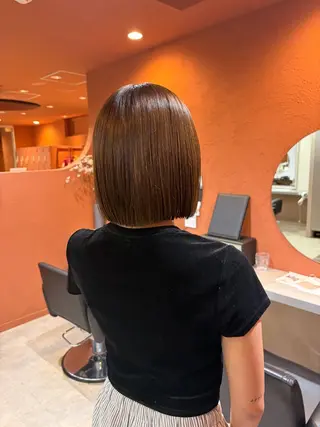 ミディアム 梅田/ボブカット モデル募集中／牧野のヘアスタイル