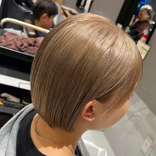 ショート カラー ルクール喜多町店 コムロのヘアスタイル