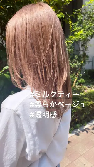 ミディアム 💎【髪質改善/縮毛 矯正/田上貫太】💎のヘアスタイル