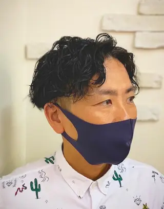 パーマ 安里 大のヘアスタイル