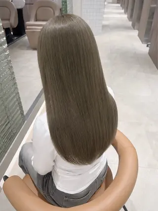 ロング カラー ヘアアレンジ メンズ ‎透明感×艶髪 ‎🫒maki🎀のヘアスタイル