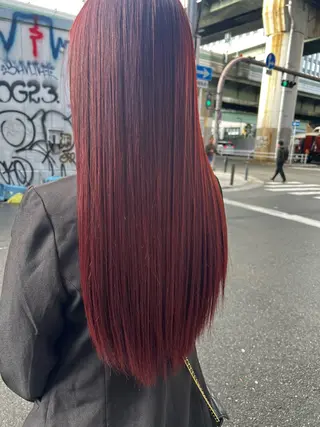 ロング 美容師っぽくないけど 上手いんだなぁ🐭のヘアスタイル