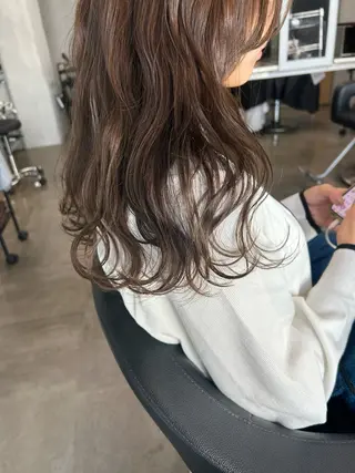 ロング カラー #tag  田島 純奈のヘアスタイル
