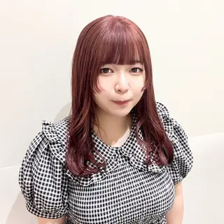 ミディアム カラー 🩵ブリーチカラー MIORI🩵のヘアスタイル