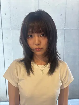 カラー 韓国レイヤー/透明感 カラー/RIN🎀のヘアスタイル