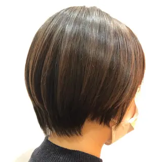 ショート 高山🐬髪質改善 池袋で縮毛矯正のヘアスタイル