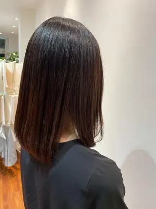 セミロング 前田 花綸のヘアスタイル