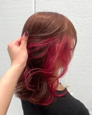 ミディアム カラー なりた るいのヘアスタイル