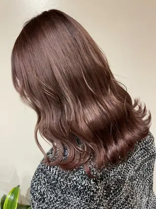 カラー セミロング ハイトーン得意😍 Lumiereのヘアスタイル