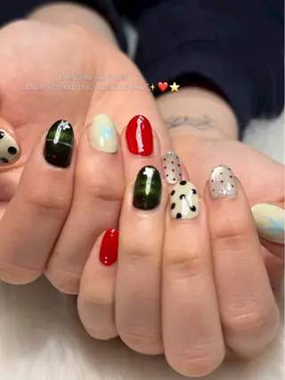 ネイル お絵描きネイル Hanakoのネイルデザイン