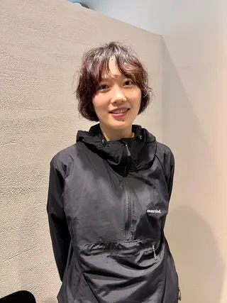 ショート パーマ 緒方椋 /学芸大学のヘアスタイル