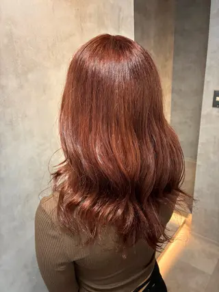 セミロング カラー 札幌韓国風ハイトーン 🇰🇷Yutaのヘアスタイル