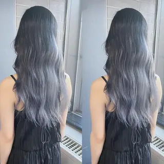 セミロング カラー yoriダブルカラー 代表すがわらのヘアスタイル