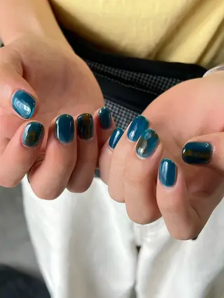ネイル Hata nail 🎀個性派ニュアンスのネイルデザイン