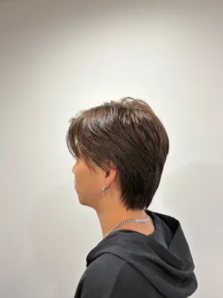 ショート メンズ 飯田 深雪のヘアスタイル