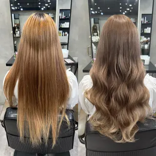 ロング カラー ヘアアレンジ ar+ ❤︎ maiのヘアスタイル