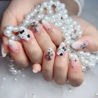 ネイル M🌷nail 長さだし専門店のネイルデザイン