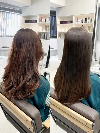 ロング カラー パーマ 生艶髪＆レイヤー🔔 渋谷お薦めNo.1✨のヘアスタイル
