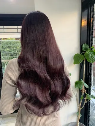 ロング カラー RYOSUKE ハイトーンのヘアスタイル