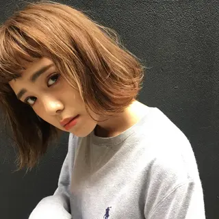 ショート ミディアム セミロング ロング カラー ヘアアレンジ レイヤーカット BLend 渋谷のヘアスタイル