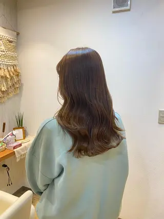 セミロング 武田 悠生乃のヘアスタイル