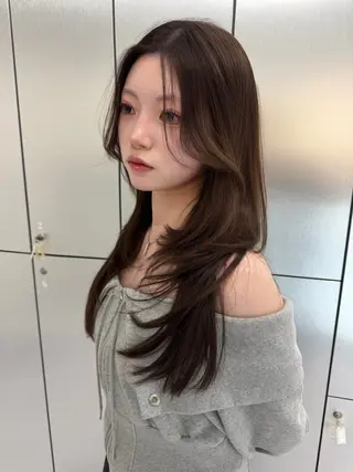 ロング カラー Rita/髪質改善/ ブリーチなしWカラーのヘアスタイル