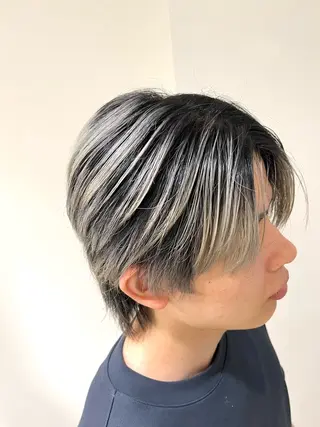 ショート カラー メンズ イロアイヘアー Renのヘアスタイル