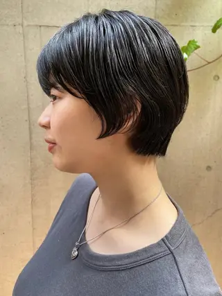 ショート パーマ ボブ/ショート 吉田竣のヘアスタイル