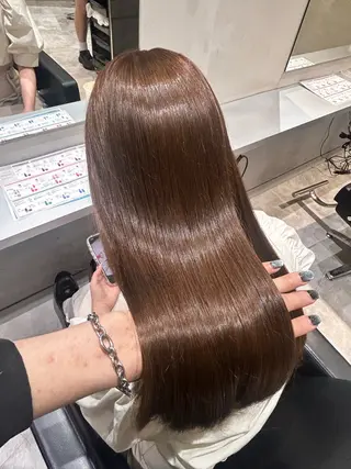 ロング カラー 店長✨髪質改善✖️ 透明感カラー／純大のヘアスタイル