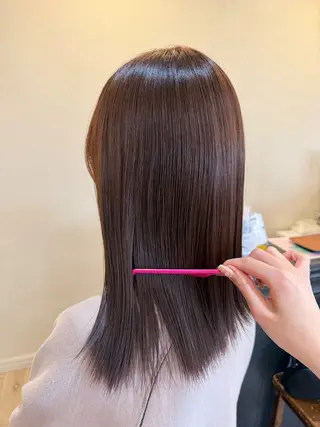 セミロング カラー Karin／ レイヤーブリーチ🥀のヘアスタイル