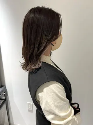 ミディアム カラー 🧡YUU💚艶抜群 カラー✨/905号室のヘアスタイル
