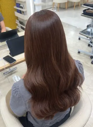 セミロング カラー ✨盛れ髪×似合わせ✨ matsuri🎀のヘアスタイル