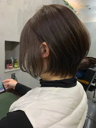 ショート カラー パーマ ヘアアレンジ ショートカット fropeのヘアスタイル