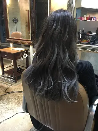 ロング カラー 北條 優輝のヘアスタイル
