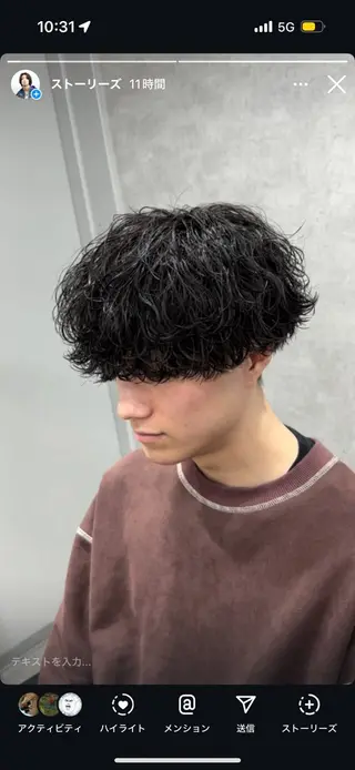 パーマ メンズ 🔥メンズカット＋ パーマの達人🔥のヘアスタイル