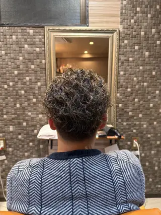 ミディアム カラー パーマ メンズ 🫧艶髪職人/相模 大野/新井公輔🫧のヘアスタイル