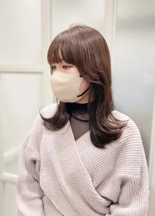 ミディアム Yuka ∥ 深層筋 ×睡眠改善ヘッドスパのヘアスタイル